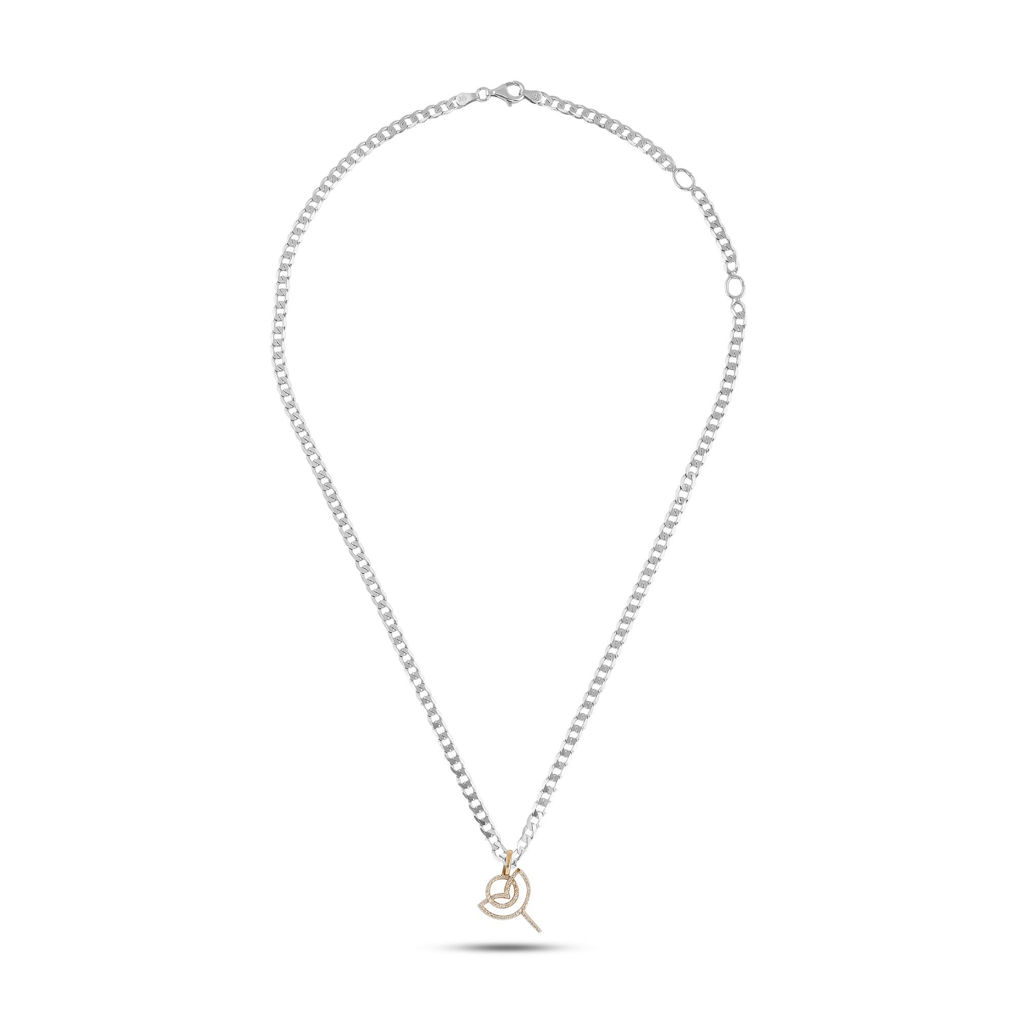 NYRAH ROSE CONVERTIBLE CHAIN (SILVER)