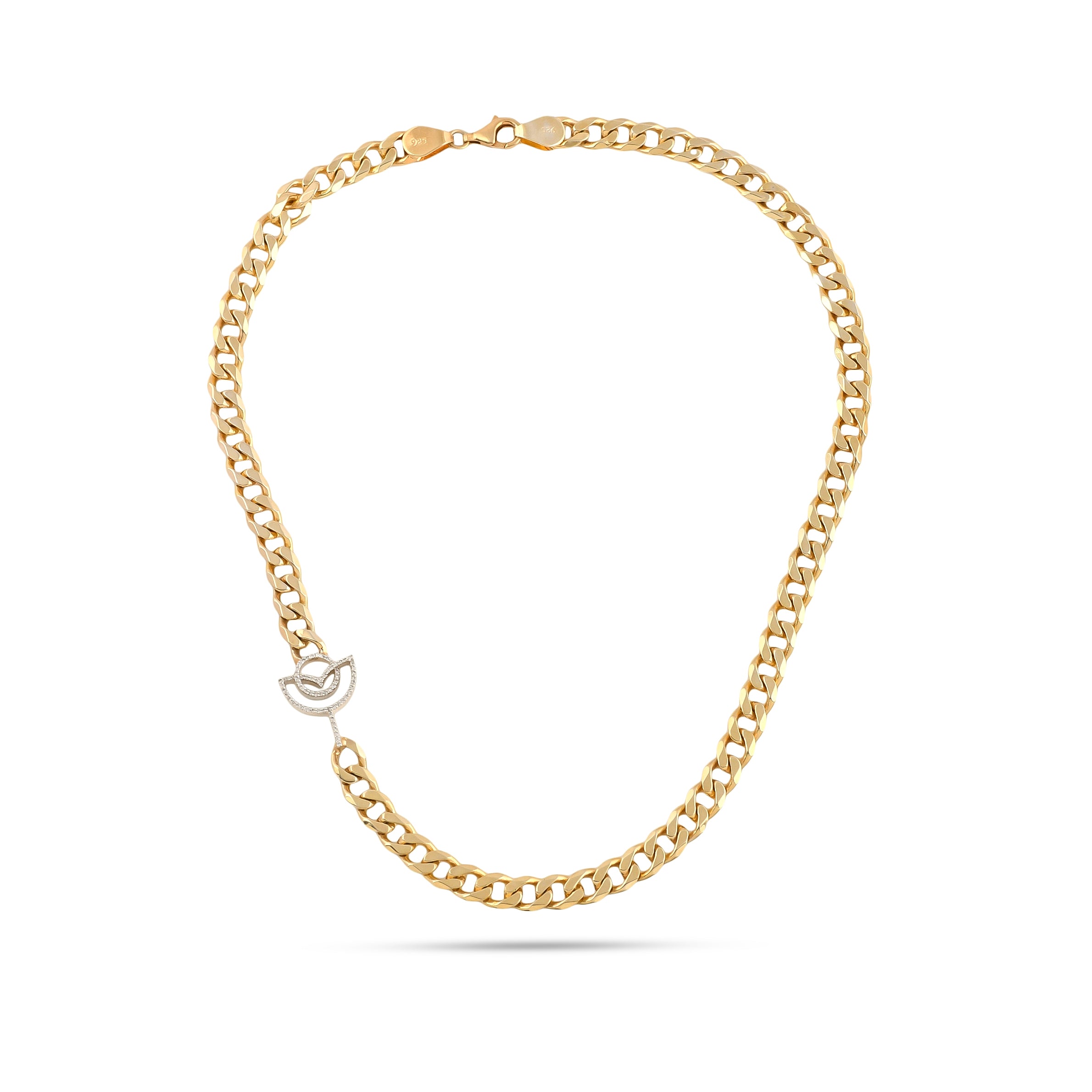 NYRAH ROSE FLAT CHAIN (GOLD)
