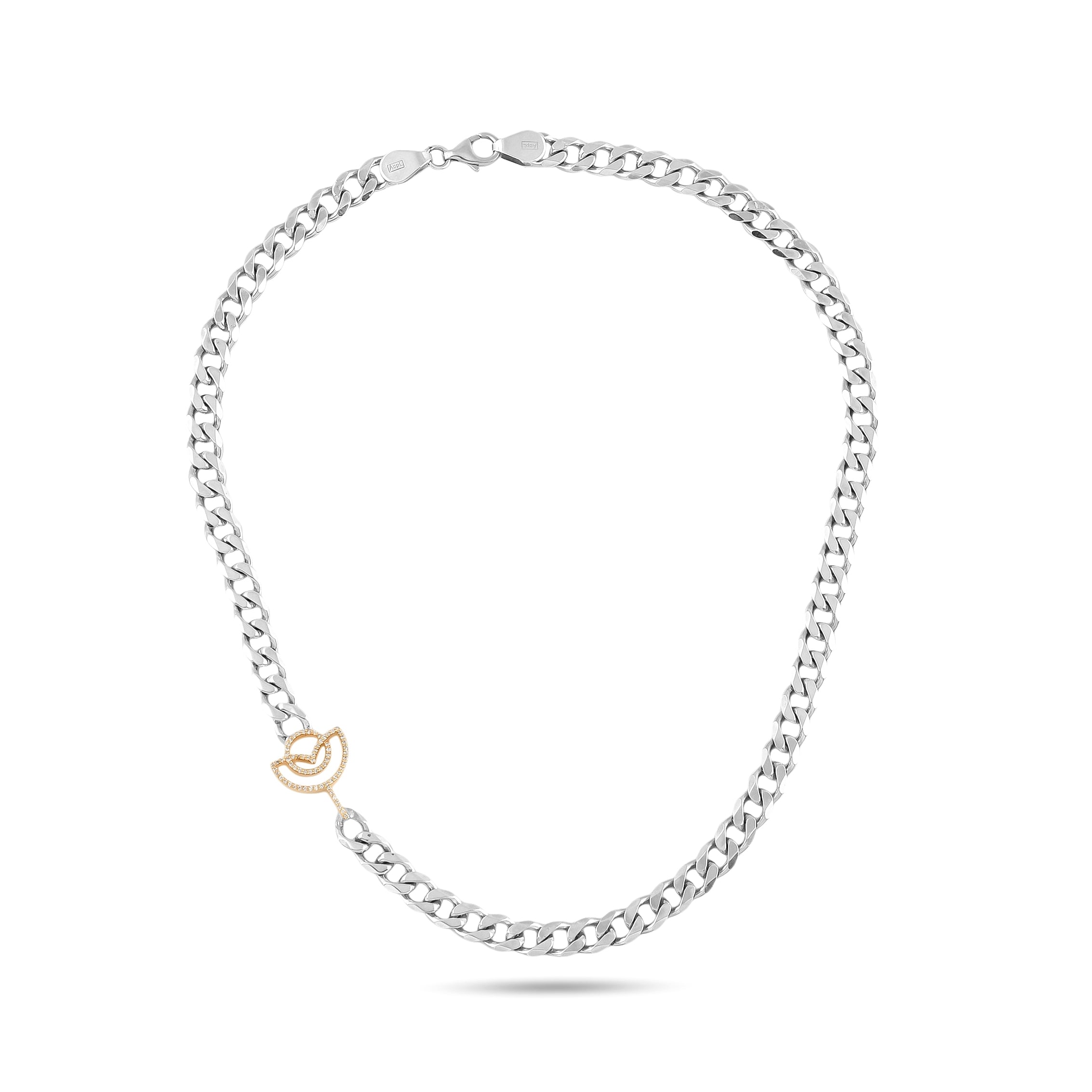 NYRAH ROSE FLAT CHAIN (GOLD)