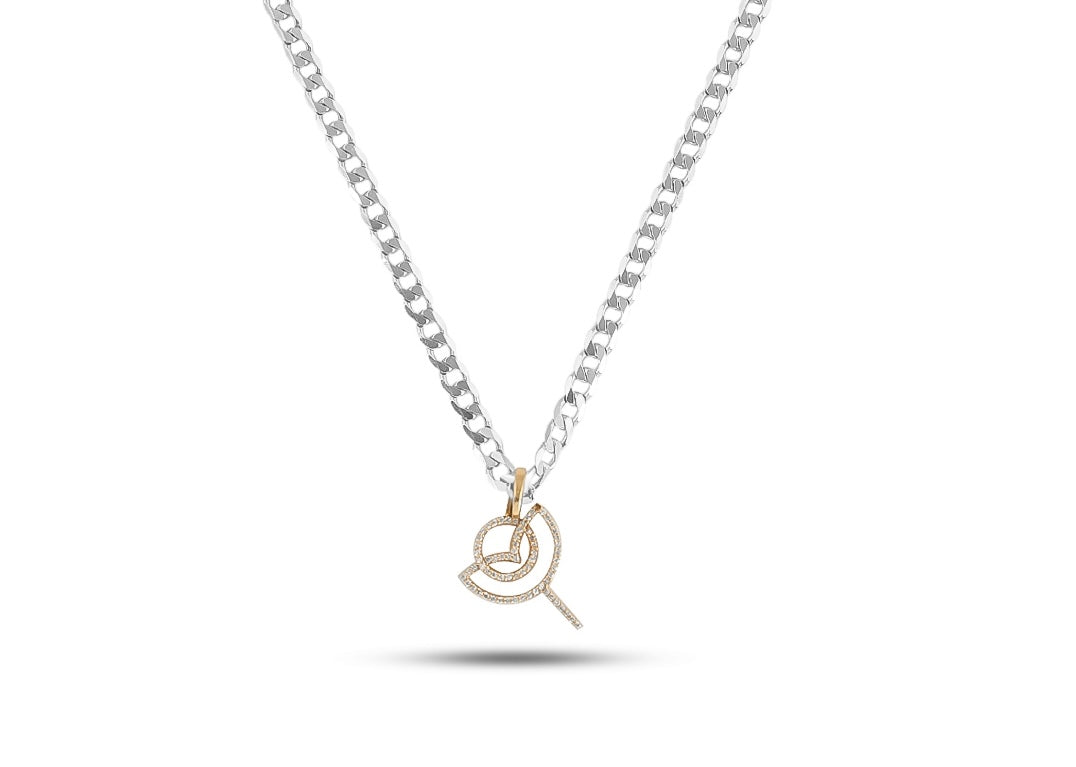 NYRAH ROSE CONVERTIBLE CHAIN (SILVER)